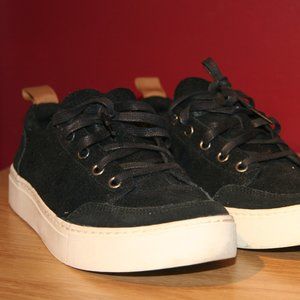 Black Suede TOMS Sneakers